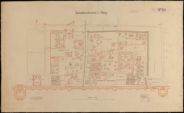 Gesandtschaftsviertel in Peking
