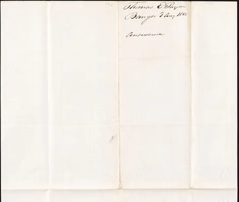 Thomas E. Payson to George Coffin, 1 August 1850