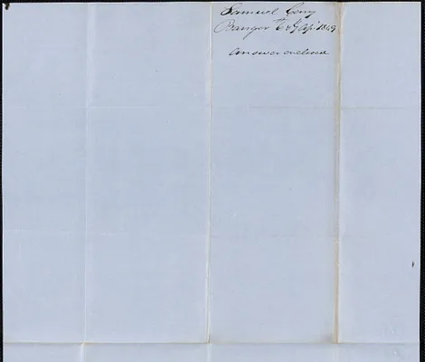Samuel Cony to George Coffin, 6 April 1849