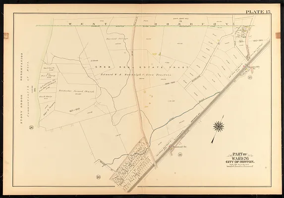 Atlas of the city of Boston, ward 26, Hyde Park