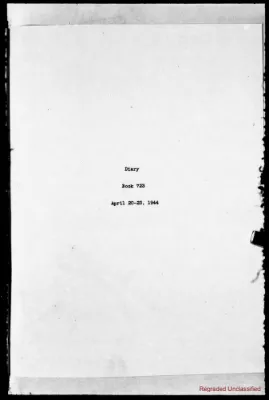 Volume 723, April 20 – April 23, 1944