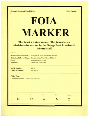 Clements Fundraiser 11/10/89 [OA 3537] [2]
