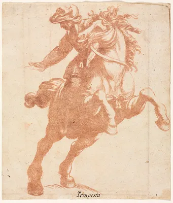 Rearing Horse and Rider
