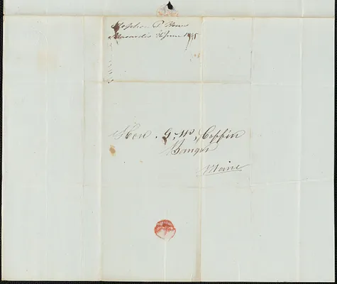 Stephen Hewes to George Coffin, 26 June 1845