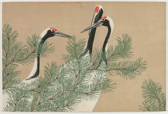 Flowers of a Hundred Worlds (Momoyogusa): Cranes (Tsuru)