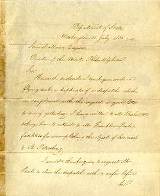 Cover Letter from Louis M. Lave to Samuel Moore