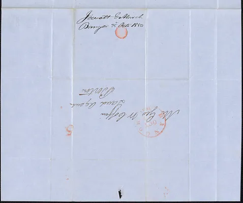 Jewett and March to George Coffin, 25 October 1850