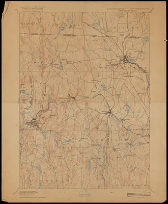 Topographic Maps of the Winchendon Sheet
