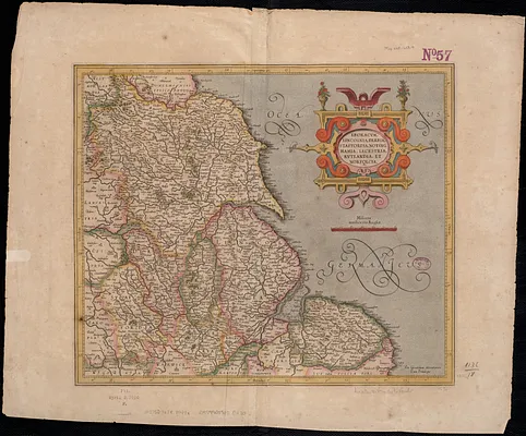 Eboracum, Lincolnia, Derbia, Staffordia, Notinghamia, Lecestria, Rutlandia, et Norfolcia