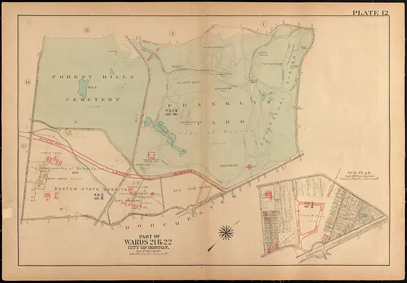 Atlas of the city of Boston, West Roxbury