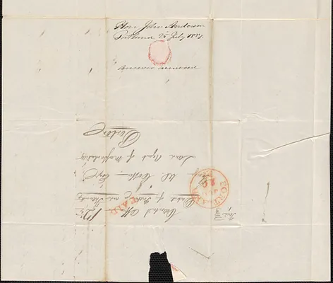 John Anderson to George Coffin, 25 July 1837
