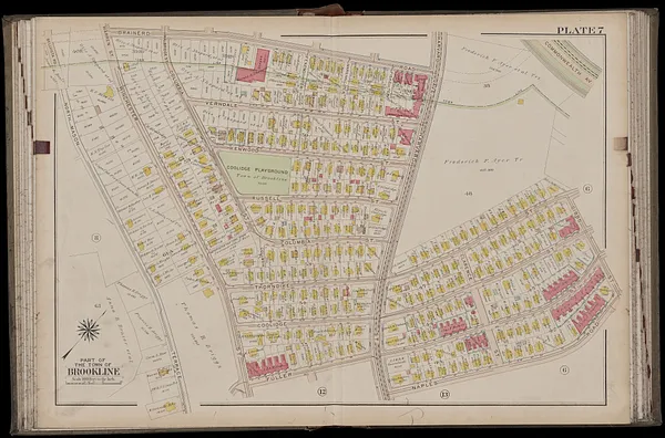 Atlas of the town of Brookline, Norfolk County, Massachusetts