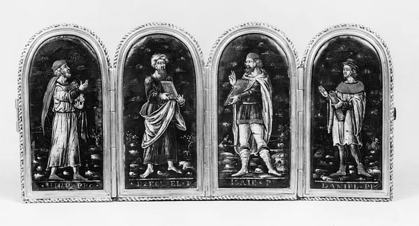 Four Plaques Representing Prophets