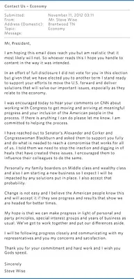 Steve Wise Letter