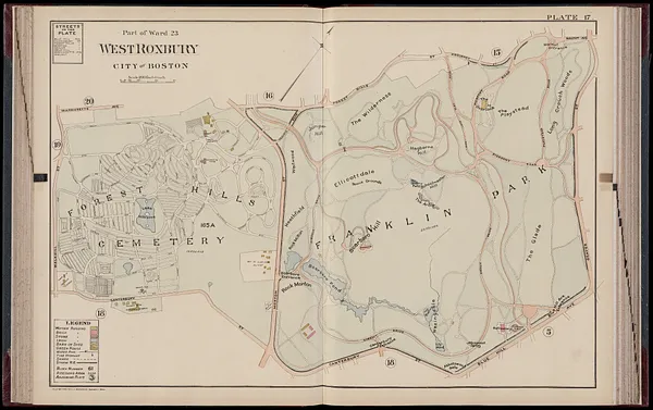 Atlas of Dorchester, West Roxbury and Brighton, city of Boston