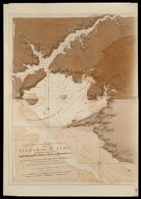The south east coast of the island of St. John