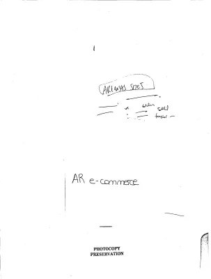 E-Commerce: [Arkansas Sites]
