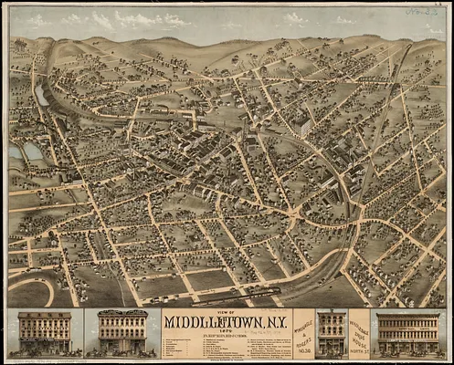 View of Middletown, N.Y