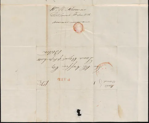 William W. Thomas to George Coffin, 11 December 1838