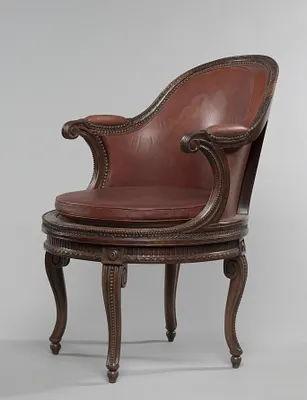 Desk Chair with Swivel Mechanism