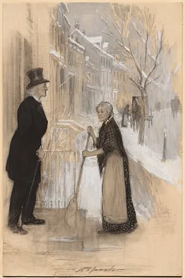An Old Man Had Come out of One of the Houses, from "Not Honorably Discharged"
