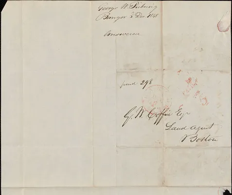 George Pickering to George Coffin, 5 December 1848