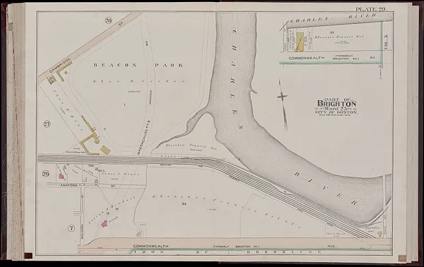 Atlas of the city of Boston, volume seven, Brighton, Mass.