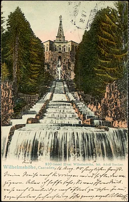 Althoff, Friedrich, 1839-1905. autograph postcard signed to Hugo Münsterberg, Pontresina, 20 August 1905