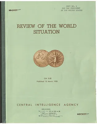 Report, Central Intelligence Agency, Review of the World Situation, CIA 3-50