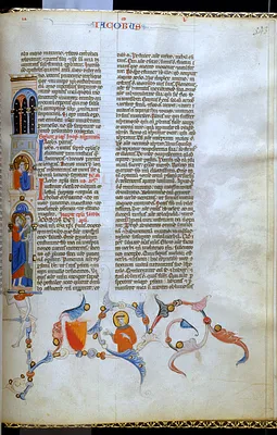 Leaf from Bentivoglio Bible