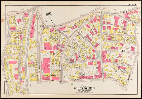 Atlas of the city of Boston, Roxbury