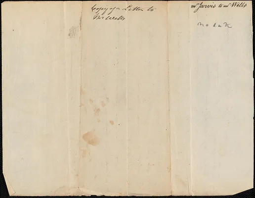Leonard Jarvis to Nathaniel Wells, no date