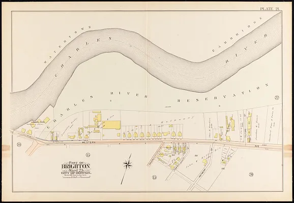 Atlas of the city of Boston, Brighton