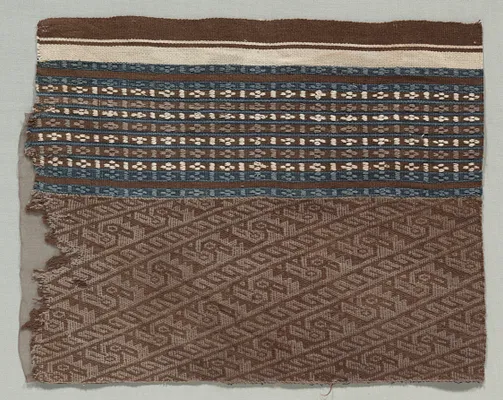 Fragment Composed of Two Fabrics Joined