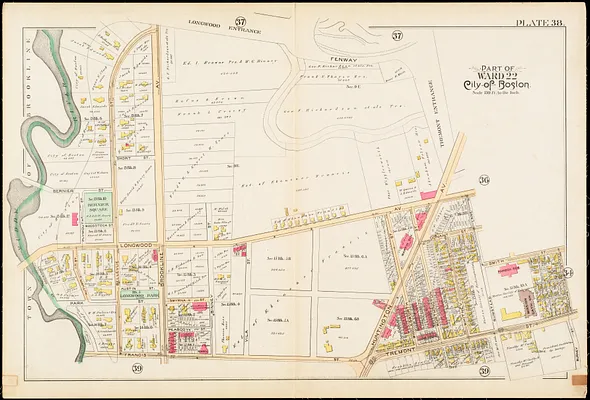 Atlas of the city of Boston : city proper and Roxbury