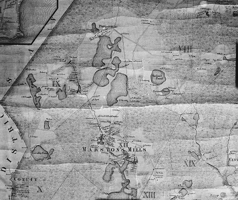 Marstons Mills village map 1856