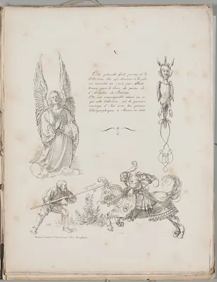 Art of the Lithograph: Three Designs from Dürer’s Prayer Book, Plate V