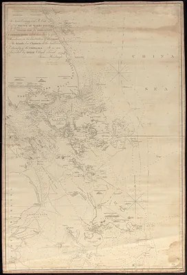 To James Carnegy and Robert Scott Esqrs. of Prince of Wales Island, as a tribute due for their valuable communications which have been of great assistance in the construction of this chart of the islands and channels at the southwest extremity of the China Sea