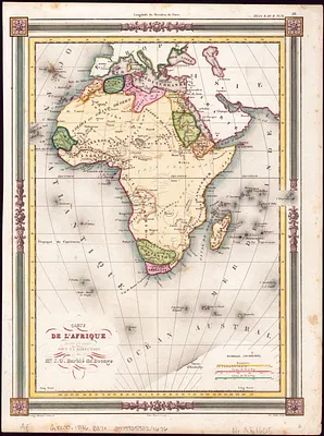 Carte de l'Afrique