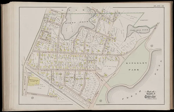 Atlas of the city of Cambridge, Massachusetts