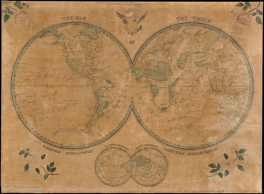 The map of the world