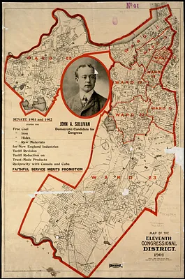 Map of the Eleventh Congressional District