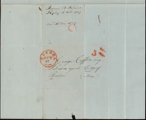 Israel B. Fifield to George Coffin, 25 October 1847
