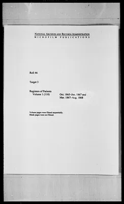 Registers of Patients: Volume 1