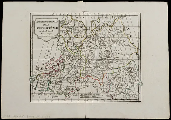 Partie septentrionale de la Russie Européenne
