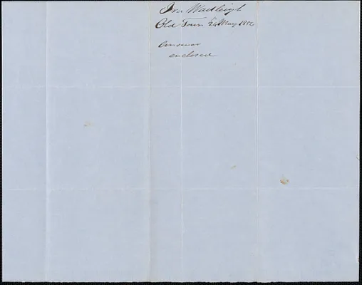 Ira Wadleigh to George Coffin, 24 May 1850