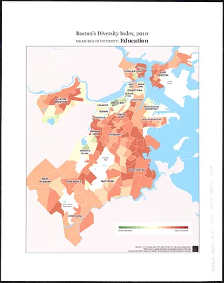 Boston's diversity index, 2010 : measures of diversity