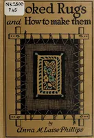 Hooked rugs : and how to make them