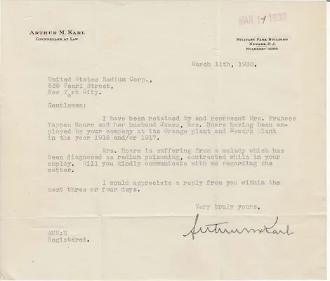 Letters Received, March 11, 1930