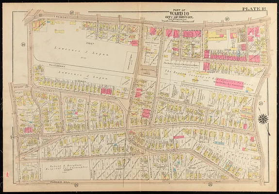 Atlas of the city of Boston, Roxbury